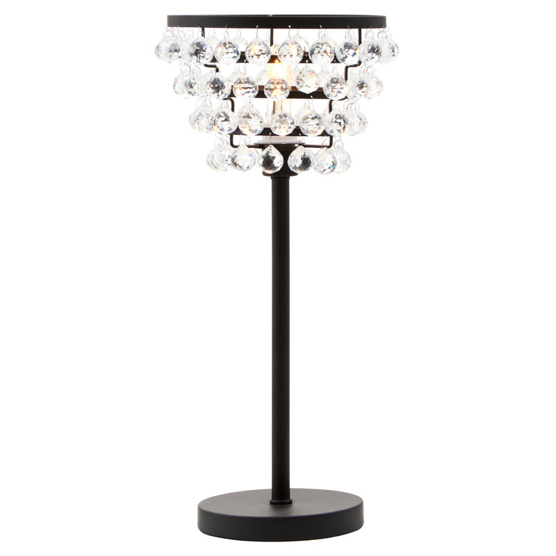 Metal Table Lamp, Black