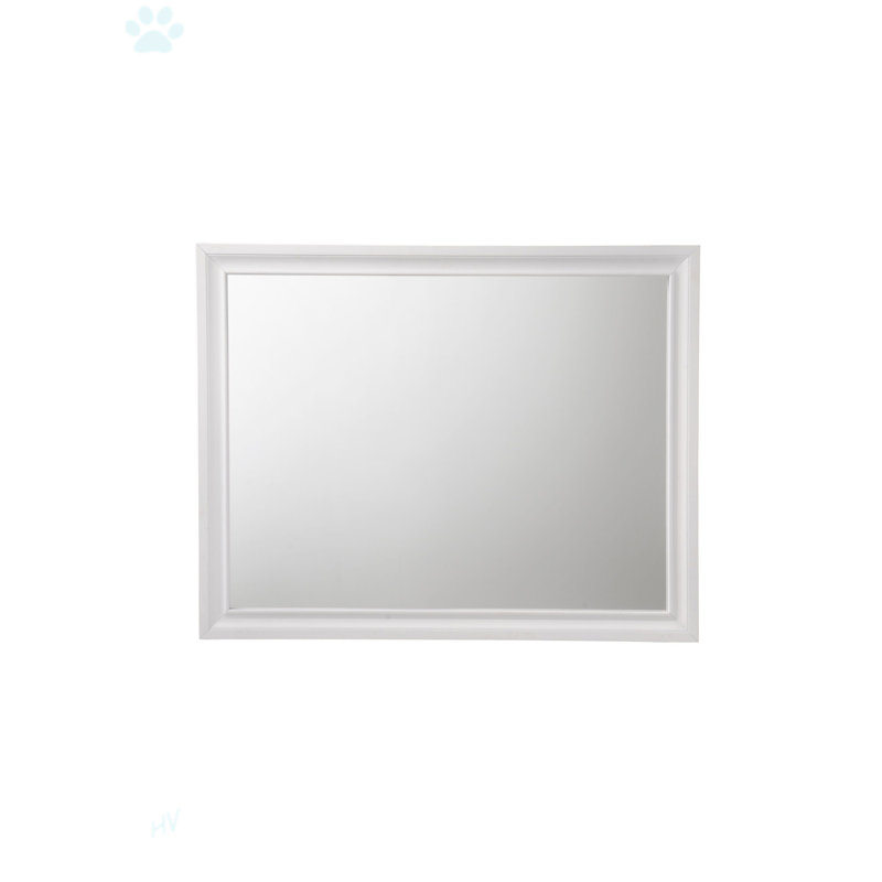 Miroir moderne pour salle de bain, Blanc