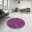 Tapis décoratif marron géométrique-498799605