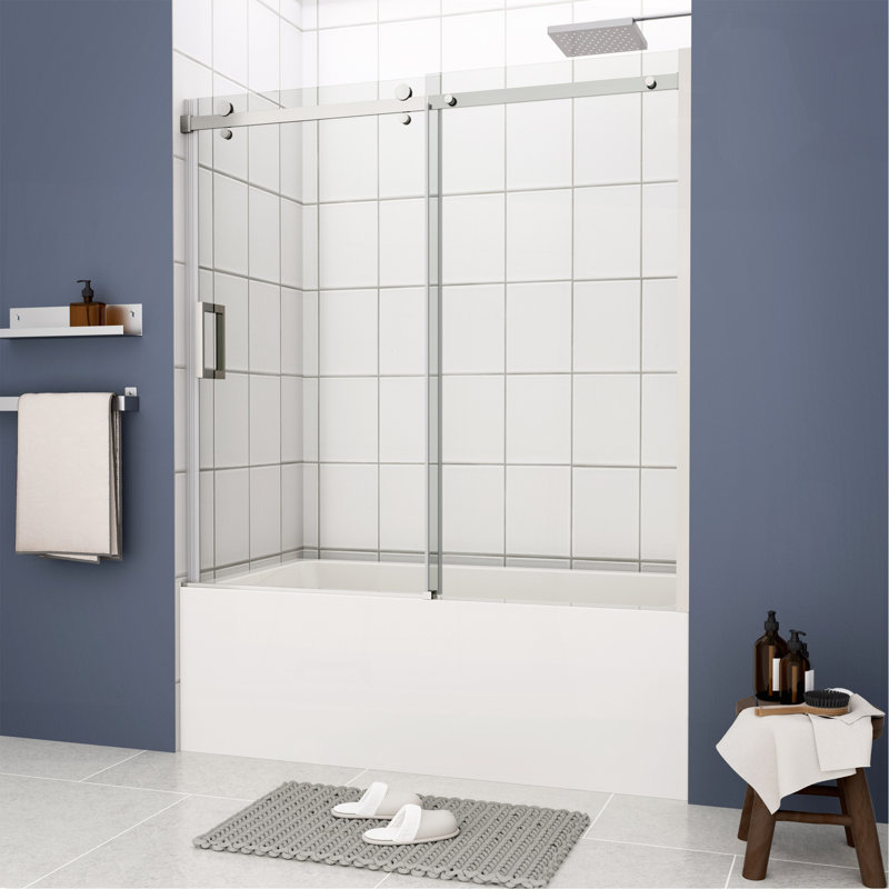Bathtub Shower Door, Chrome