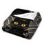 Jeté en flanelle de luxe Black Cat-132999298