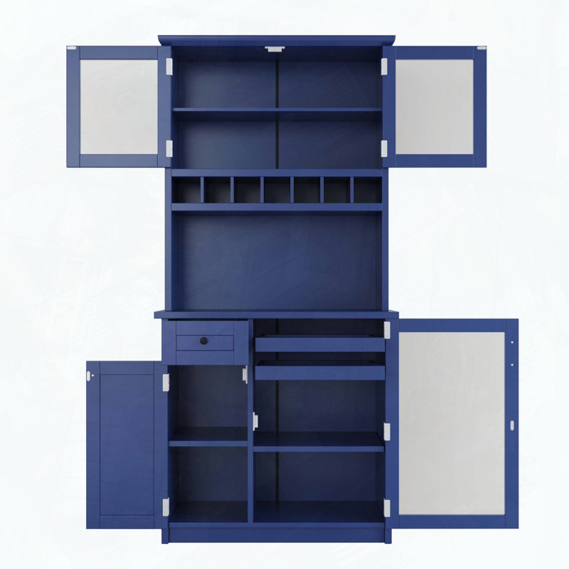 Armoire de cuisine Farmhouse, Bleu