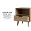 Tables de chevet 1 tiroir Merrylee-98921908