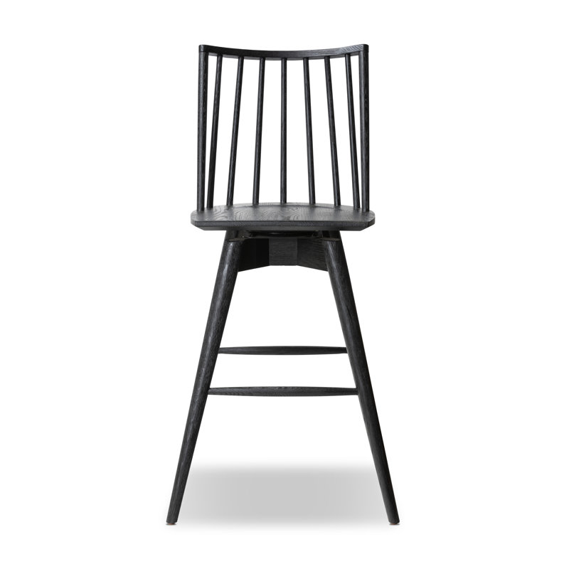 Lewis Swivel Solid Wood Stool, Bar Stool ( 29.29" Seat Height)