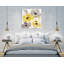 «Yellow and Silver Poppies», peinture sur toile tendue-24576350