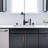 One-Handle Copper Widespread Kitchen Faucet with Side Sprayer-87951676
