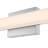 15 Watt LED Indoor Vanity Lighting, Color Temperature Selection, Brushed Nickel, Frosted Acrylic