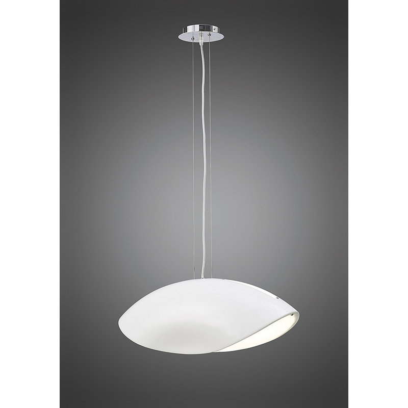 Coles 4 - Light Silver Geometric Pendant