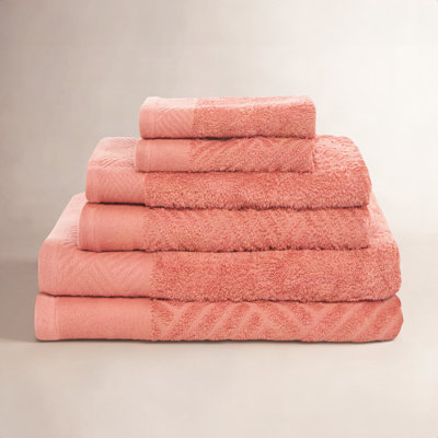 6-Piece Certified Egyptian Cotton Towel Set