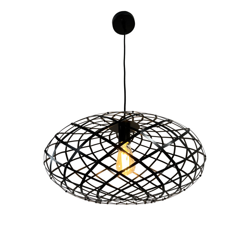 Luminaire suspendu ovale 1 lumière Linares