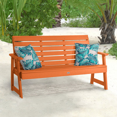 Middendorf Weather-Resistant HDPE Patio Bench