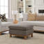 Repose-pieds rembourré en duvet d'oie Cami-782239668