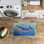 Tapis de bain et tapis de bain Coastal Whale with Bubbles
