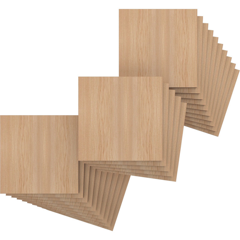 Planches en bois, Noyer blanc, H 7,75 po x l 7,75 po x P 0,38 po