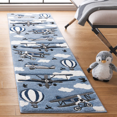 Akatlar Performance Graphic Print & Text Rug