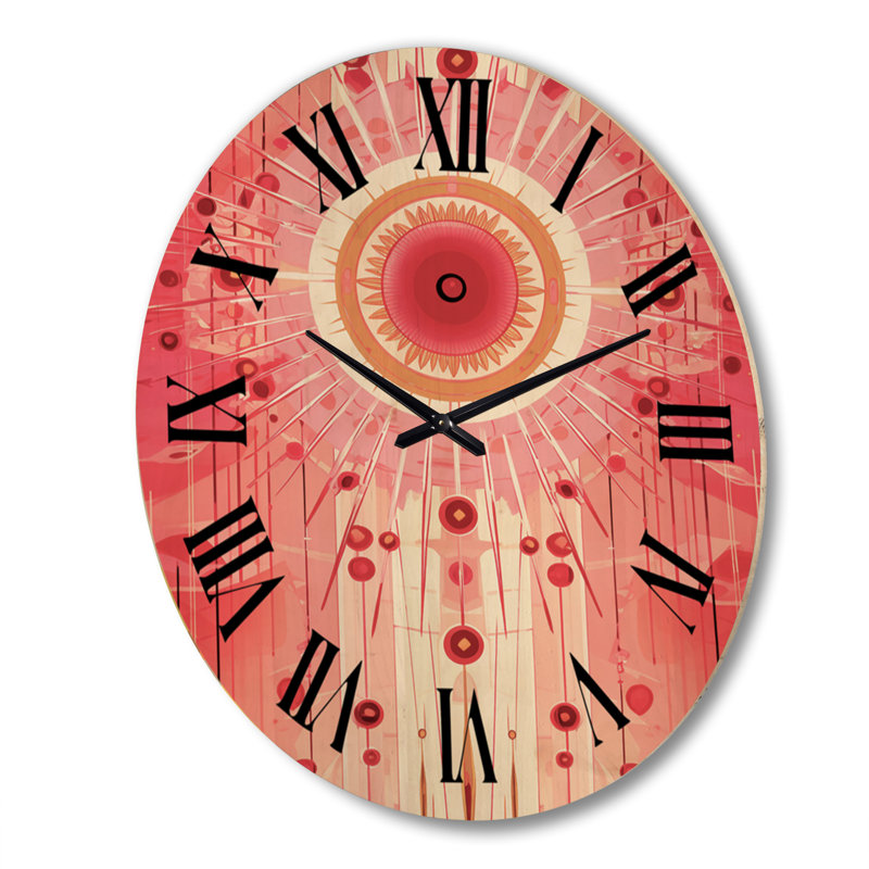 Horloge murale visionnaire géométrique Awakening of Consciousness IV, Très grand