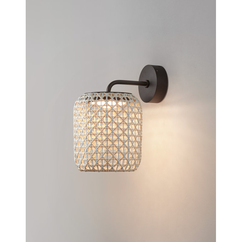 Nans 1 - Light LED Armed Sconce, Beige