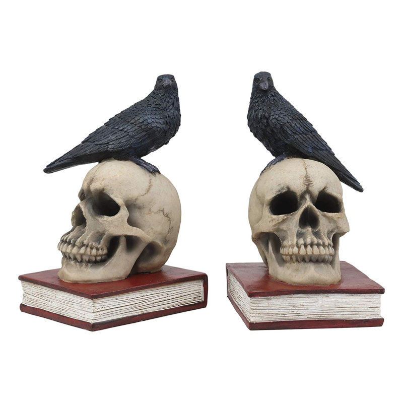 Serre-à-faux présage de squelettes et raven omens