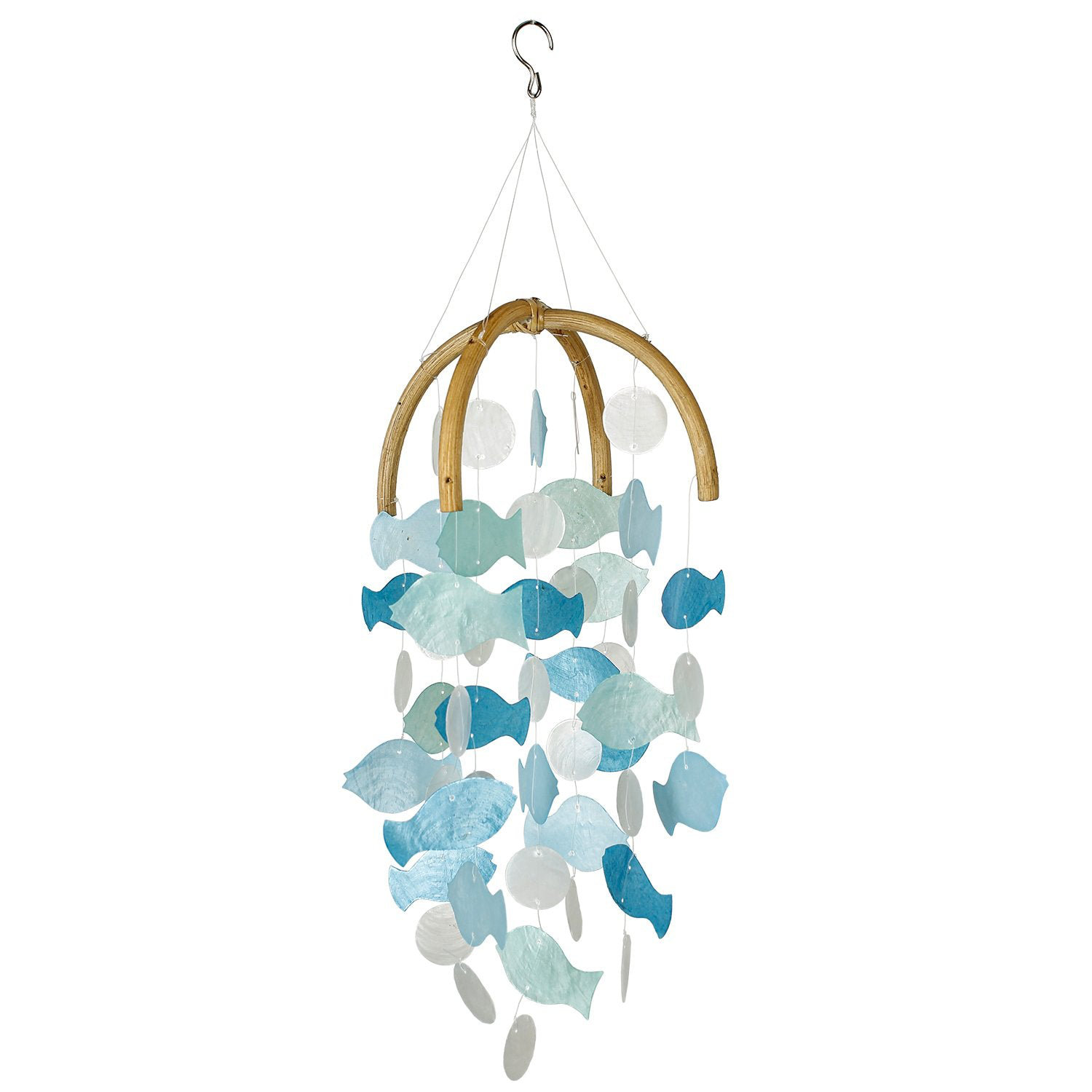 Woodstock Chimes Fish Capiz Wind Chime & Reviews | Wayfair