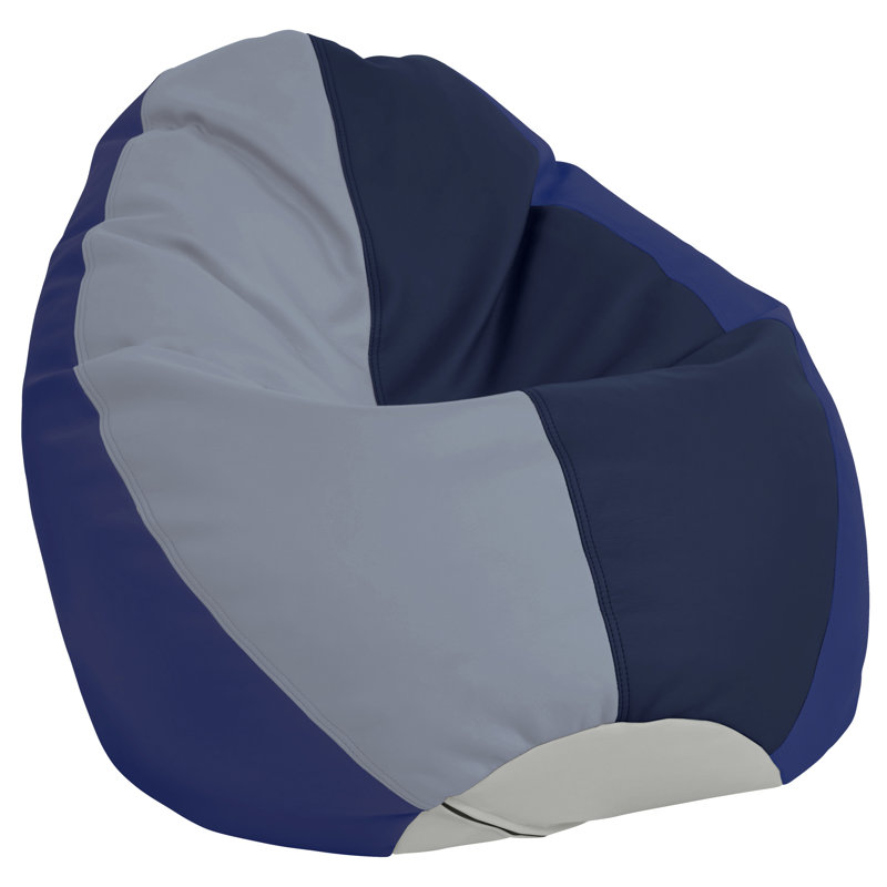 SoftScape Dew Drop Bean Bag, Navy/Powder Blue