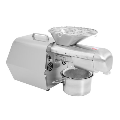 Stainless Steel Oil Press Machine Oil Extractor for Nuts and Seeds 1800W