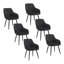 40cm H Velvet Upholstered Armchair-1895732139-1895732141