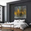 «Black and Gold Abstract» par Danhui Nai-101719033