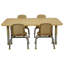 Table rectangulaire d'activités en T avec moulures totales réglables-109512141-109512146-109512140