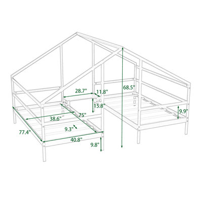 Viv + Rae Broadwater Kids Twin Bed & Reviews | Wayfair