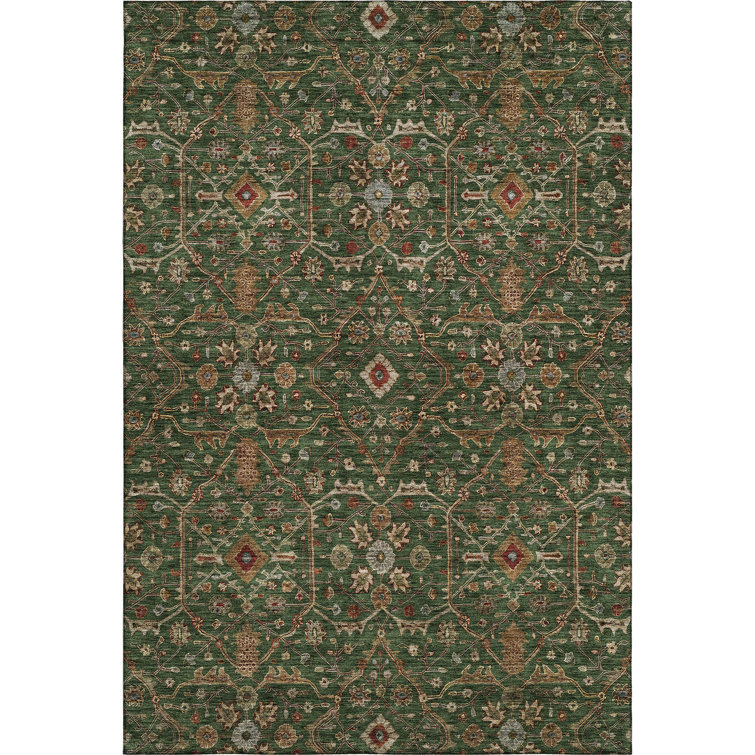 Premium Machine Washable Ducote AMF1130 Global Rug