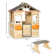 Outsunny 40.5'' W x 35.5'' D Outdoor Wood Playhouse