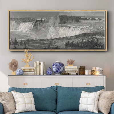 Niagara - reproduction de cadre flottant sur toile