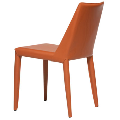 Chaise rembourrée en cuir Greysi