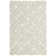 Layers Gingham Hand Hooked Ivory/Grey Area Rug