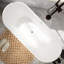 Baignoire de trempage autoportante en acrylique 67 po. X 31,5 po.