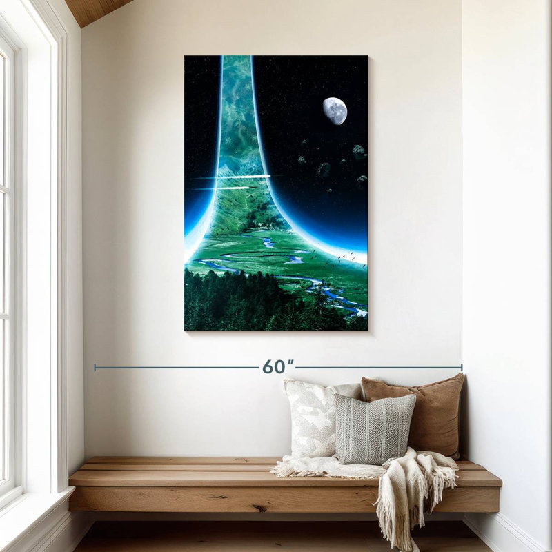 Kelan Ring World, 45" H x 30" W