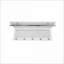 Portemanteaux mural en métal avec tablette 5 crochets, blanc | Métal | Blanc-633697857