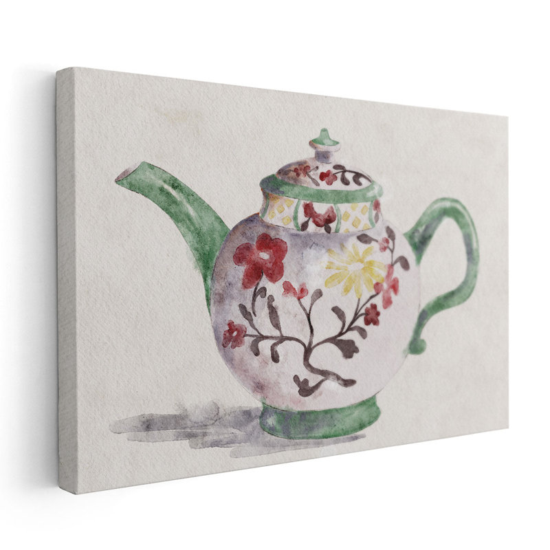 «Little Teapot II», reproduction d'art sur toile, H 16 po x l 24 po