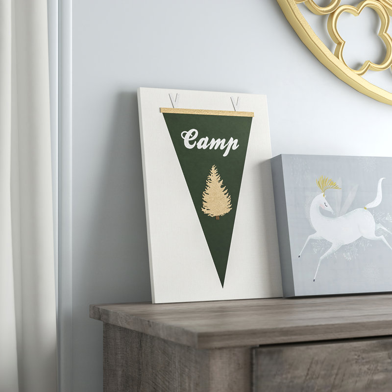 Art encadré Ambrose Camp Pennant, H 15 po x l 10 po x P 0,5 po