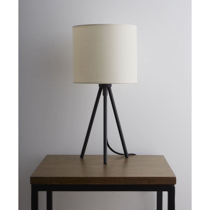 Douglas Metal Tripod Lamp, Cream