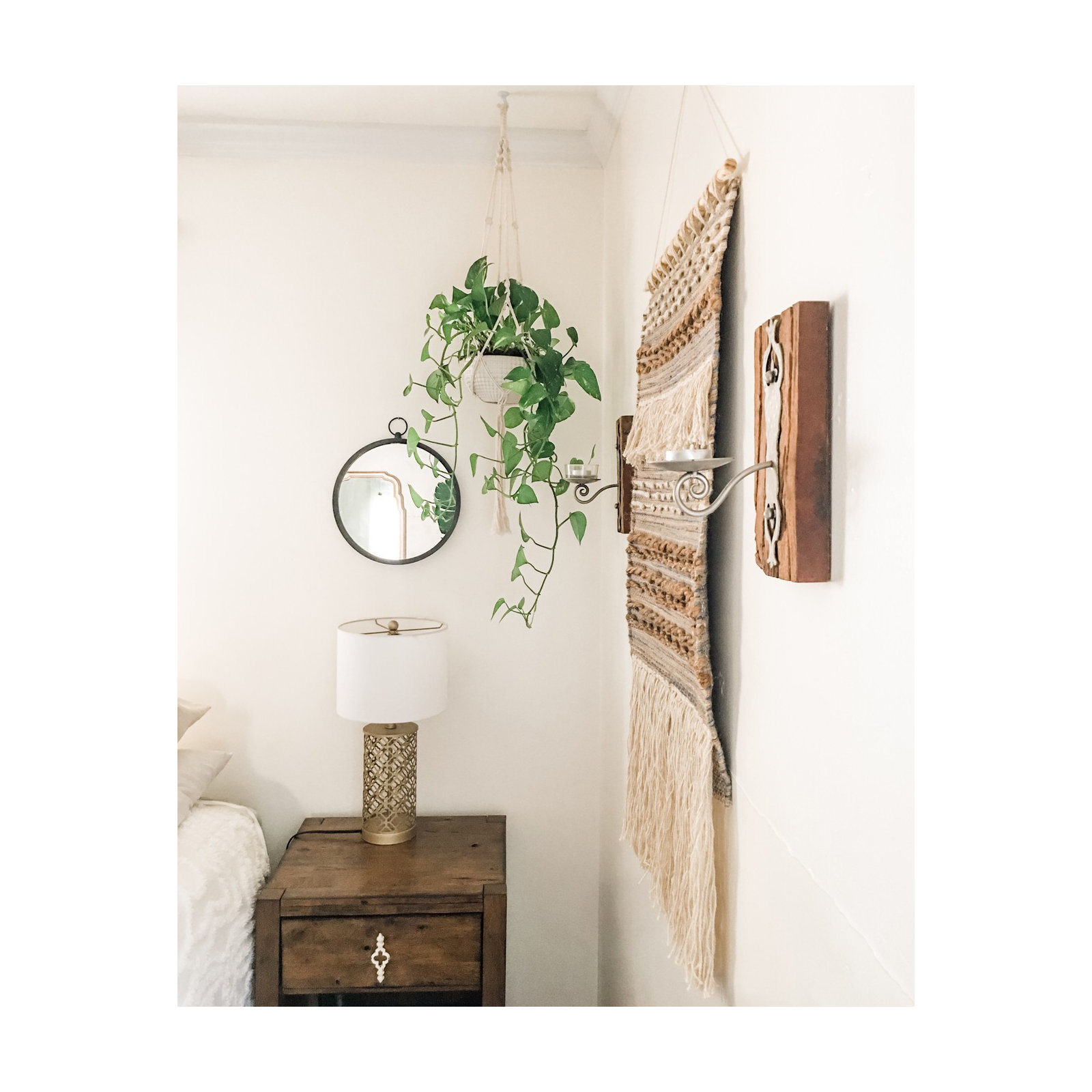 Pasha Jute Wall Hanging with Rod