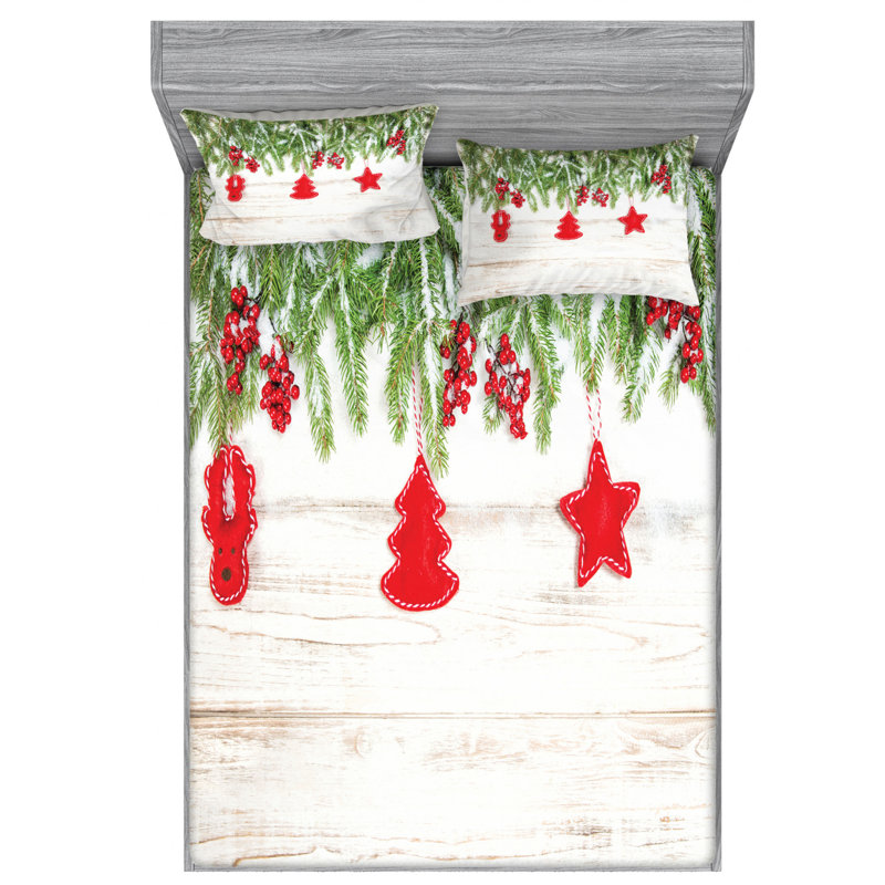 Microfiber Sheet Set, Full Sheet Set with Fitted Sheet