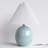 Mandilyn 20.47 in. Modern Ceramic For Bedroom/Living Room Bedside Desk Nightstand Single Table Lamp With Linen Empire Shade-542164742
