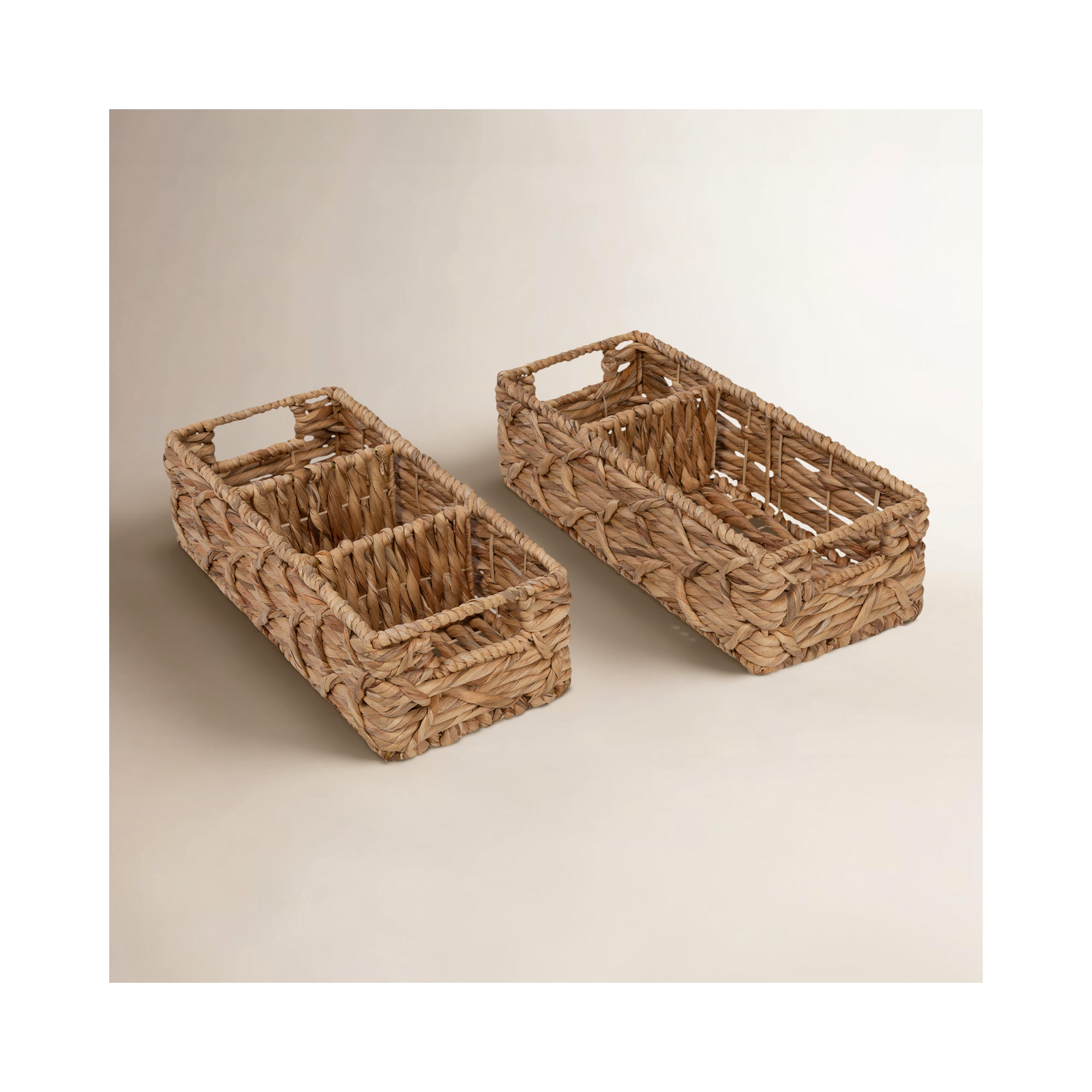Wicker Decorative Basket - Set of 2