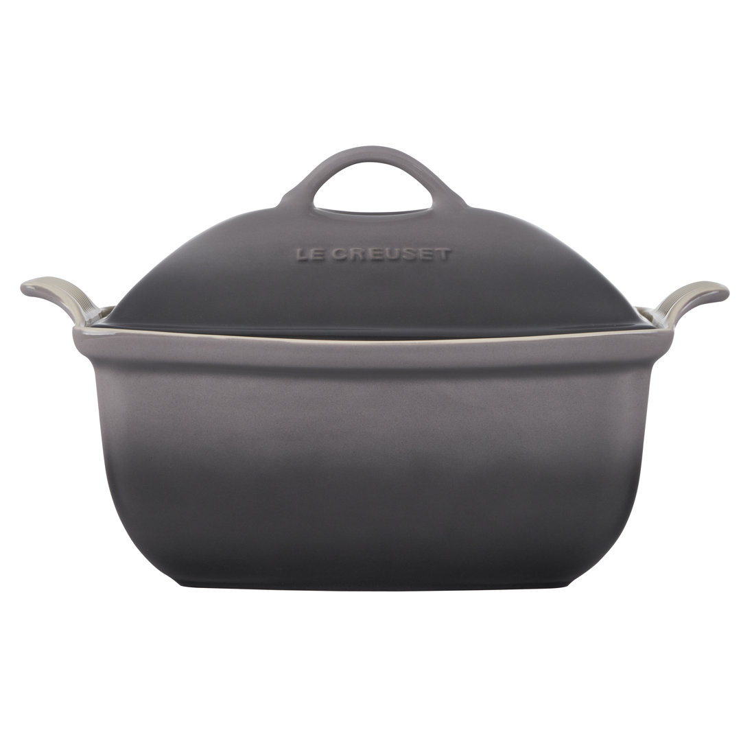 Le Creuset Heritage Stoneware 4.5 Qt Deep Baker with Lid Le Creuset