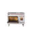 ILVE Nostalgie II Series 48 inch Dual Fuel Range with 8 Sealed Burners, Griddle (Glass Door)-98196470-98196504