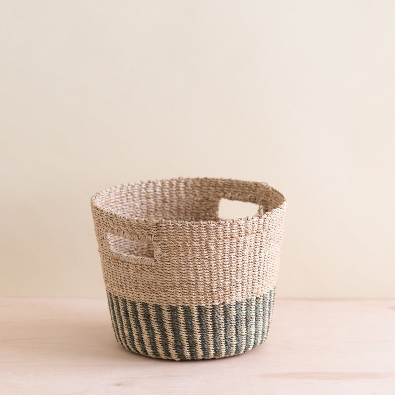Grey Tapered Basket