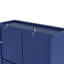 Armoire de rangement pour garde-manger autoportante avec porte-bouteilles et tablettes réglables, bleu-1516978211