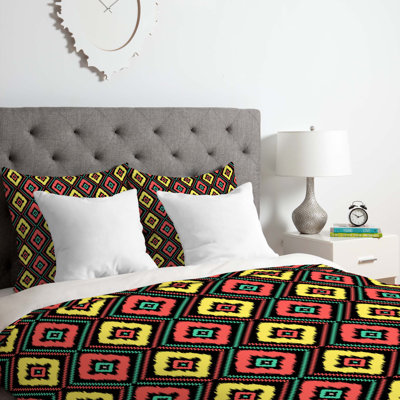 Jacqueline Maldonado Polyester Geometric Shapes Duvet Cover