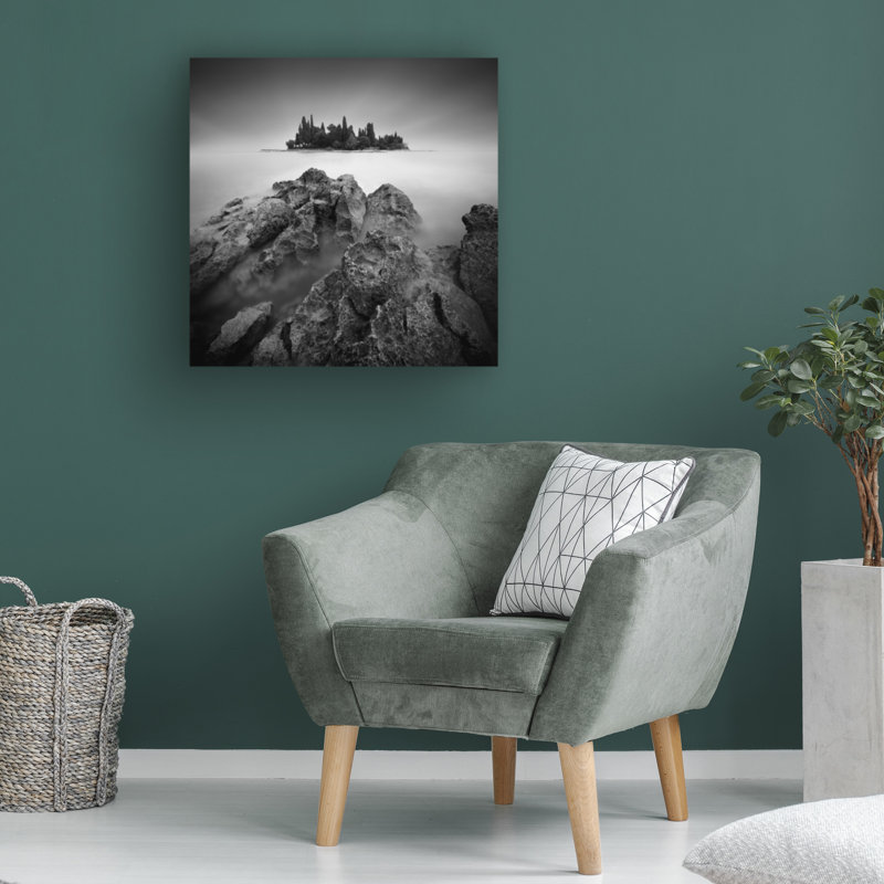 «Island on Canvas» par Daniel, reproduction, H 14 po x l 14 po x P 2 po
